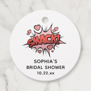 Niedliche Funny Brautparty Retro-Hochzeit Geschenkanhänger