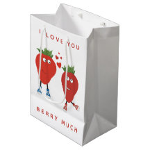 Niedliche Funny Erdbeeren in Liebe