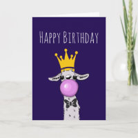 Niedliche Funny Llama Illustration Geburtstag