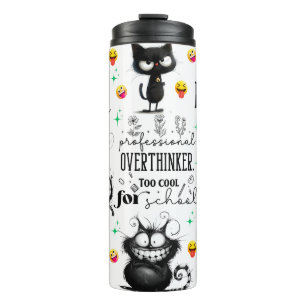 Niedliche Funny Quotes/Cat Thermosbecher