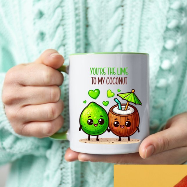 Niedliche Funny Valentine's Day Friendship Kawaii Zweifarbige Tasse (Von Creator hochgeladen)