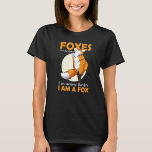 Niedliche Furry Foxes Retro Animal Zoo Classic Pas T-Shirt