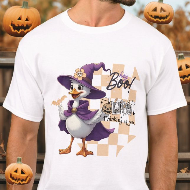 Niedliche Gänse Hexe Shirt Pastel Halloween T-Shir (Ghostlight Goose Witch – Thinking of You Tee
Even the spooky ones need a friend.)