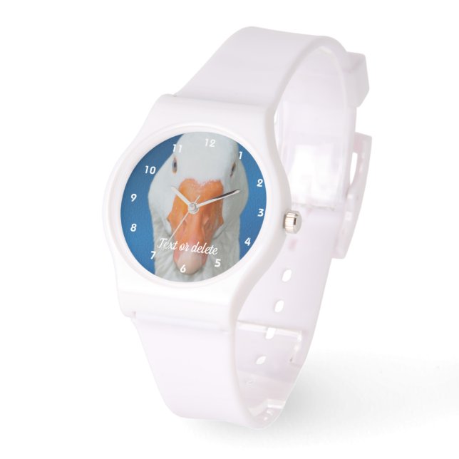 Niedliche Gänsefarm Personalisiert Armbanduhr (Winkel)