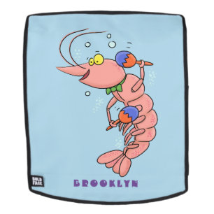 Niedliche Garnelen, Garnelen Cartoon Rucksack