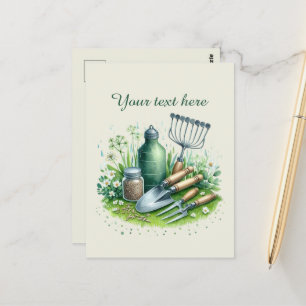 Niedliche Gartenliebhaber Postkarte