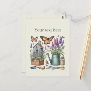 Niedliche Gartenliebhaber Postkarte