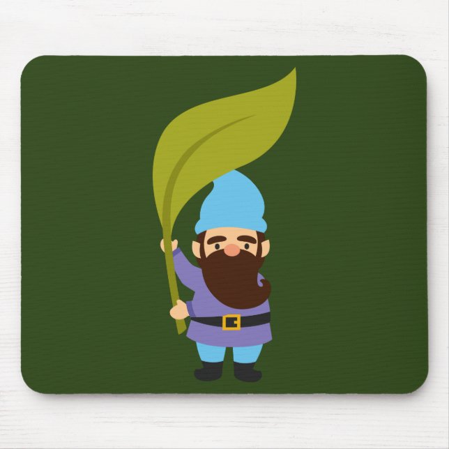 Niedliche Gartenzwerge Mousepad (Vorne)