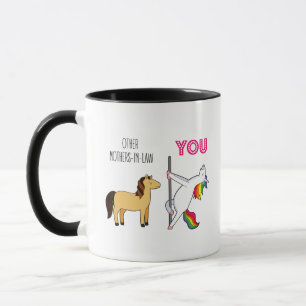 Niedliche Gastgeschenk Hochzeit für Schwiegermutt Tasse