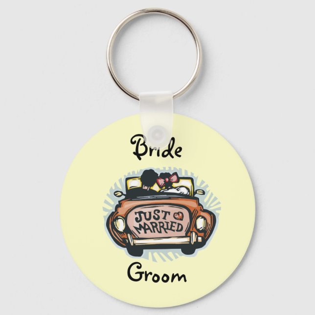 Niedliche Gastgeschenke Hochzeiten Schlüsselanhänger (Vorderseite)