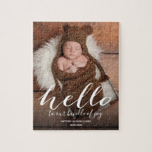 Niedliche Geburtsankündigung von Baby