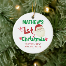 Niedliche Geburtsstunde des ersten Weihnachtsjunge