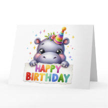 Niedliche Geburtstag-Karte