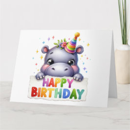 Niedliche Geburtstag-Karte Karte