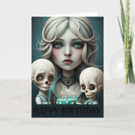 Niedliche Geburtstagskarten, Spaß, Goth, emo Karte