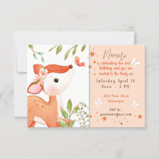 Niedliche Geburtstagsparty von Kid Einladung