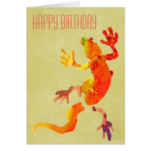 Niedliche Gecko-Eidechsenkunst