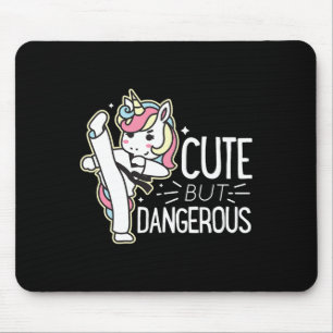 Niedliche gefährliche Karate Taekwondo Shirt Funny Mousepad