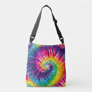 Niedliche Gefärbte Krawatte Crossbody Bag Tragetaschen Mit Langen Trägern