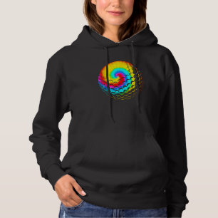 Niedliche Gefärbte Krawatte Golf Men Women Rainbow Hoodie