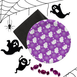 Niedliche Geister | Spinnen | Spider Webs Hallowee Pappteller