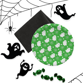 Niedliche Geister | Spinnen | Spider Webs Hallowee Pappteller