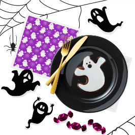 Niedliche Geister | Spinnen | Spider Webs Hallowee Serviette