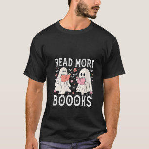 Niedliche Geisterbücher für Frauen lesen Mehr Büch T-Shirt