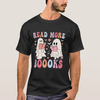 Niedliche Geisterbücher lesen Mehr Bücher Witzige  T-Shirt