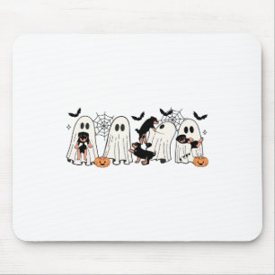 Niedliche Geisterhunde Hunde Lover Men Frauen Kind Mousepad