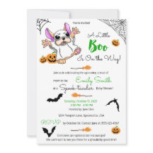 Niedliche Geisterkürbis Halloween-Kinderdusche