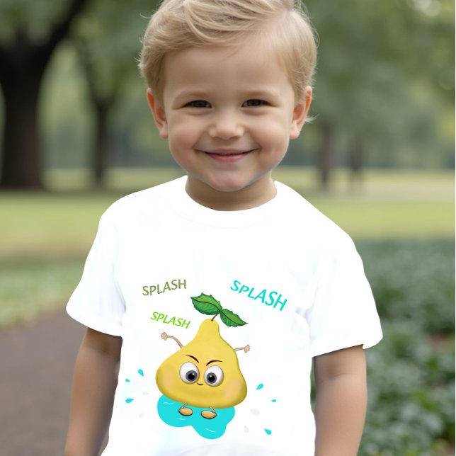 Niedliche Gelbbirne Baby T-shirt (Von Creator hochgeladen)