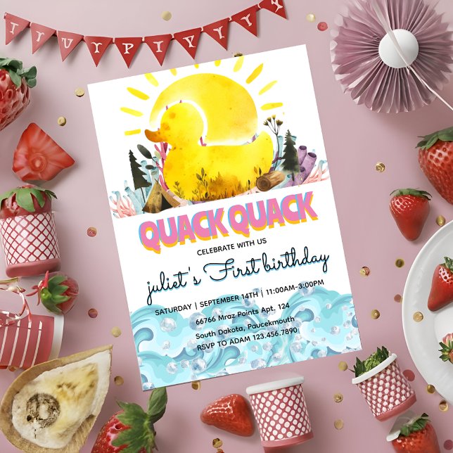 Niedliche gelbe 1. einladung (Von Creator hochgeladen)