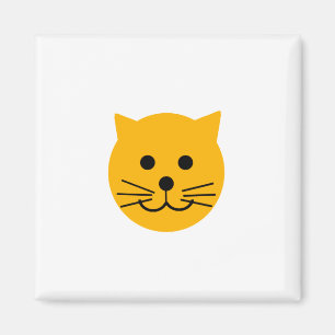 Niedliche Gelbe Katze Magnet