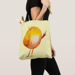 Niedliche gelbe Vogelart Tasche