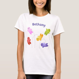 Niedliche Gelee Babys Süßigkeiten Bonbons Cartoon T-Shirt