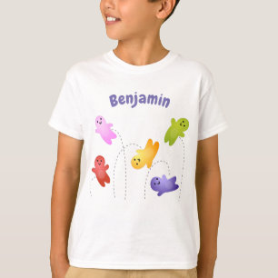 Niedliche Gelee Babys Süßigkeiten Bonbons Cartoon T-Shirt
