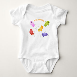 Niedliche Gelee Babys Süßigkeiten Süßigkeiten Cart Baby Strampler