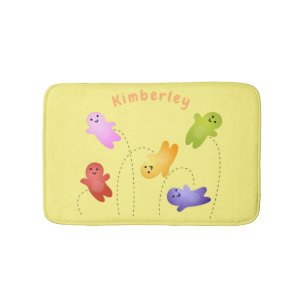 Niedliche Gelee Babys Süßigkeiten Süßigkeiten Cart Badematte