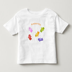 Niedliche Gelee Babys Süßigkeiten Süßigkeiten Cart Kleinkind T-shirt