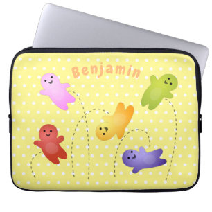 Niedliche Gelee Babys Süßigkeiten Süßigkeiten Cart Laptopschutzhülle