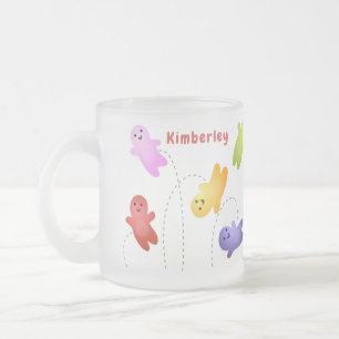 Niedliche Gelee Babys Süßigkeiten Süßigkeiten Cart Mattglastasse