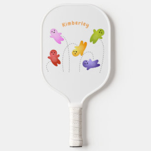 Niedliche Gelee Babys Süßigkeiten Süßigkeiten Cart Pickleball Schläger
