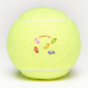 Niedliche Gelee Babys Süßigkeiten Süßigkeiten Cart Tennisbälle