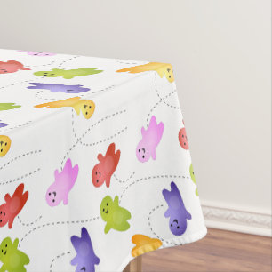 Niedliche Gelee Babys Süßigkeiten Süßigkeiten Cart Tischdecke
