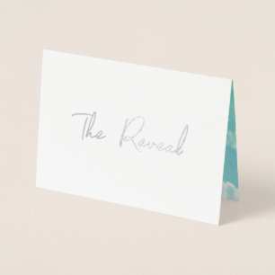 Niedliche Gender Reveal Karte