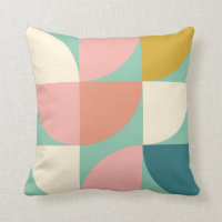 Niedliche geometrische Formen Muster in Aquamarin