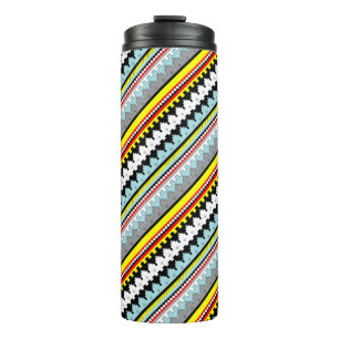 Niedliche geometrische Streifen Muster Case Mate Thermosbecher