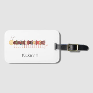Niedliche Gepäckmarken-Raupe #2-Personalisieren! L Gepäckanhänger