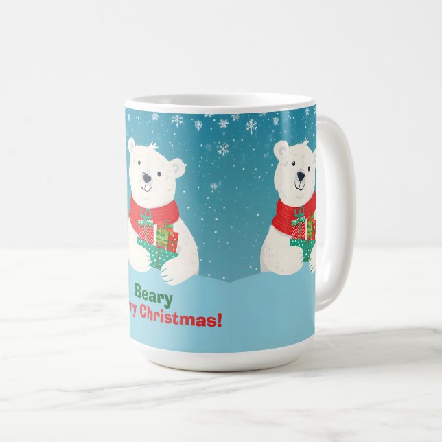 Niedliche Geschenke für den Polarbär und spieleris Kaffeetasse (VorderseiteRechts)